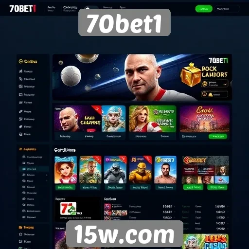 Interface do usuário do 70bet1 é intuitiva