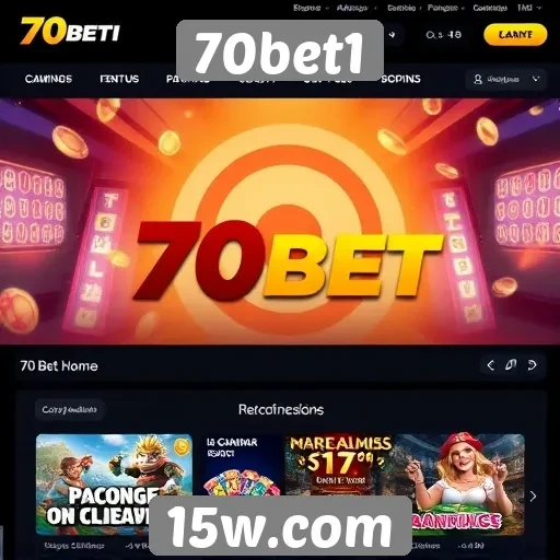 Experiência do usuário no site de jogos 70bet1